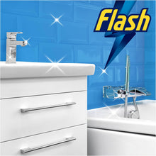Flash Bathroom Spray 800ml – Powerful Multi-Surface Cleaner for Tiles, Sinks & Toilets – Kills Germs, Removes Limescale & Soap Scum – Fast-Acting Formula with Fresh Fragrance – Ideal for Bathrooms & Kitchens