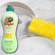 3 Witches Highly Concentrated Ecocitrus Dishwashing Liquid – Powerful Grease & Grime Remover, Cuts Through Stubborn Stains, Eco-Friendly Kitchen Wash-Up Liquid, 500ML for Sparkling Clean Dishes