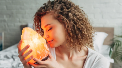Himalayan Salt Lava Lamp 2.5KG – Natural Air Purifying Pink Salt Lamp for Home, Office & Room Decor | Handcrafted Wellness Lamp for Relaxation, Improved Mood & Stylish Glow