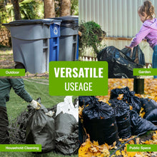 Ecobag 10 Heavy Duty 240L Wheelie Bin Liners – Eco-Friendly, Leak & Tear Resistant Recycling Bags – Super Strong for Kitchen, Garden, Office & Caterers – Black Waste Bags 240 Litre