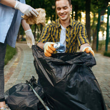 Ecobag 10 Heavy Duty 240L Wheelie Bin Liners – Eco-Friendly, Leak & Tear Resistant Recycling Bags – Super Strong for Kitchen, Garden, Office & Caterers – Black Waste Bags 240 Litre