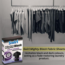 Swirl Mighty Black Fabric 12 Sheets – Premium Quality, High-Performance Fabric for Crafts, Quilting & Sewing – Durable & Soft Material – DIY Projects & Home Decor