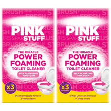 toilet cleaner, foaming toilet cleaner, limescale remover, stain remover, fresh-smelling toilet, no-scrub cleaner, powerful toilet cleaner, The Pink Stuff, bathroom cleaner, deep clean toilet, 3-pack toilet cleaner