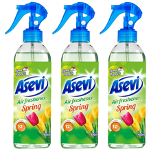 Asevi Air Freshener White Jasmine Ocean Breeze Spring Long Lasting 12 hours Scented Odour Eliminator Spanish Cleaning Car Office Home Any Room Spray Fragrance Aroma Perfume Scent 400ml Bottle
