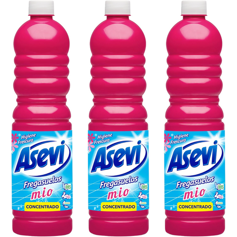 Asevi Floor Cleaner Concentrated Spanish Household For Dirt Cleaning Mio 1L X3
