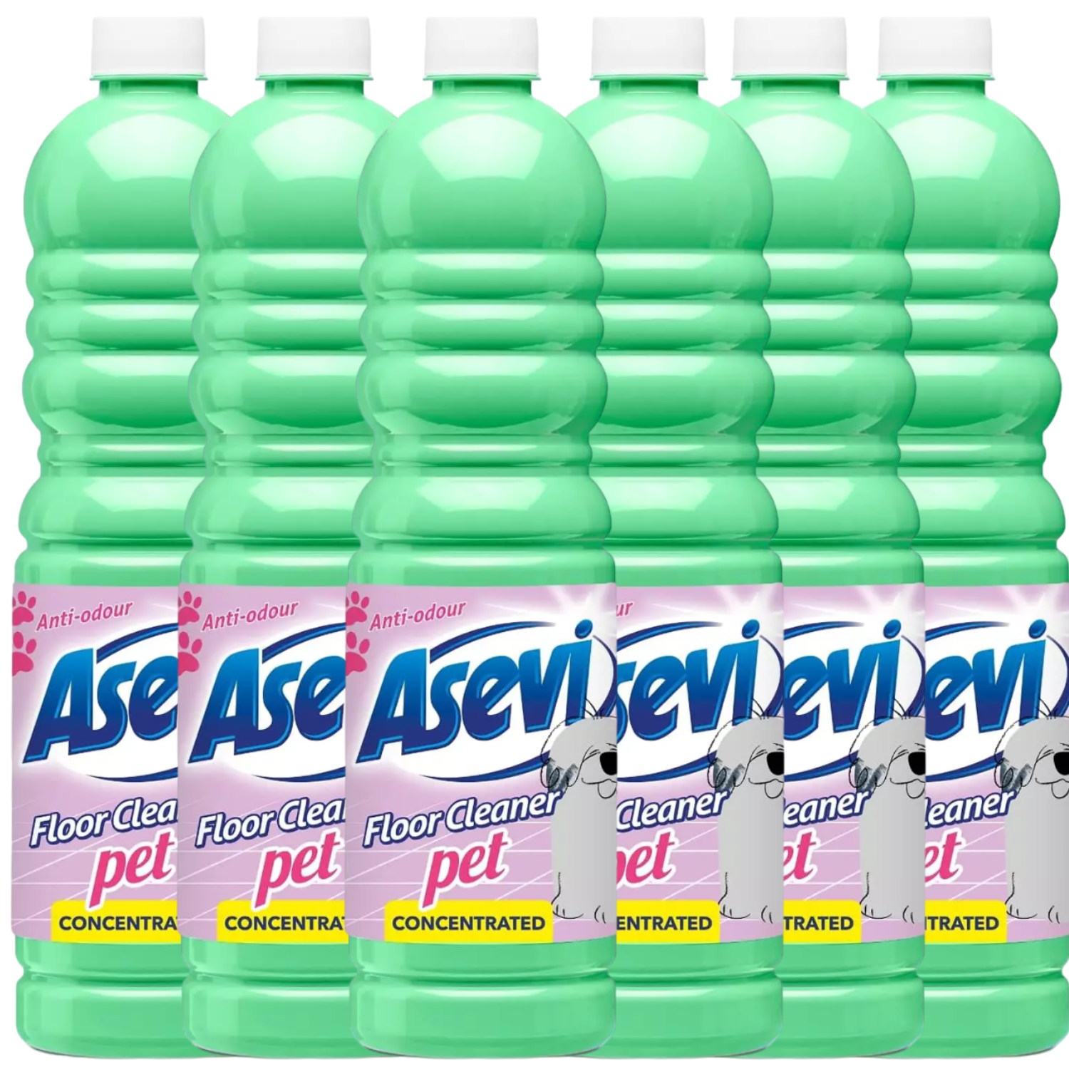 Asevi Floor Cleaner Pet 1 Litre Concentrate Spanish Household Cleaning Product Plastic

