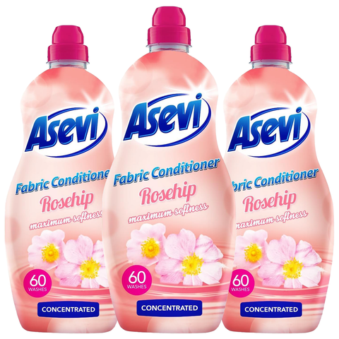 Asevi Floral Clothes Fabric Softener Household Flower Scented Laundry Conditioner Concentrated Liquid Fragrance Long Lasting Spanish Cleaning Scent 1380ml 60 Washes
