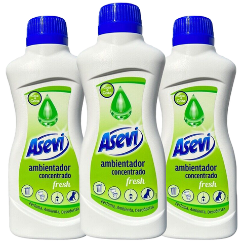 Asevi Fresh Liquid Air Freshener Concentrated Drops Scented Multiple Office Car Home Any Room Toilet Corner Odour Eliminator Long Lasting Diffuser Fragrance Scent Aroma Perfume 165ml

