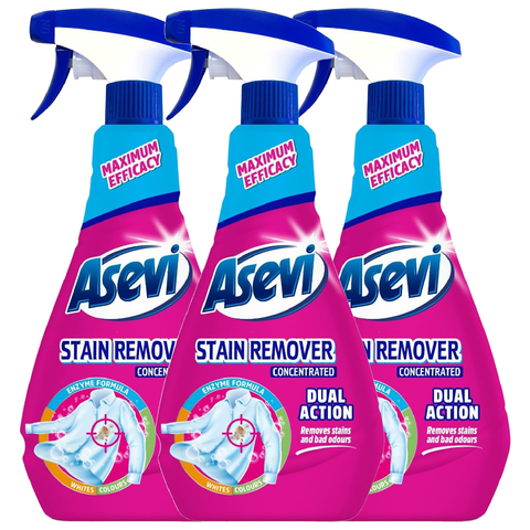 Asevi Quitamanchas Household Clothes Stain Remover Odour Eliminator Gentle on Fabrics Easy to use Concentrated Spray 750ml
