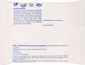 Johnson’s Face Wipes for Makeup Removal & Refreshing Skin – Gentle, Hydrating, & Oil-Free Cleansing Wipes for All Skin Types – Travel-Friendly & Soothing