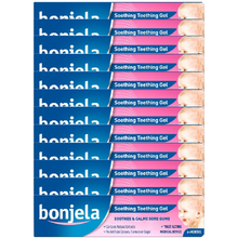 Bonjela Baby Teething Gel For Soothing Gums Pain Relief Common Teeth Symptoms Helps Relieve Sore Gums Inflammation Mouth Ulcers for Babies & Infants Oral Treatment 15g X12
