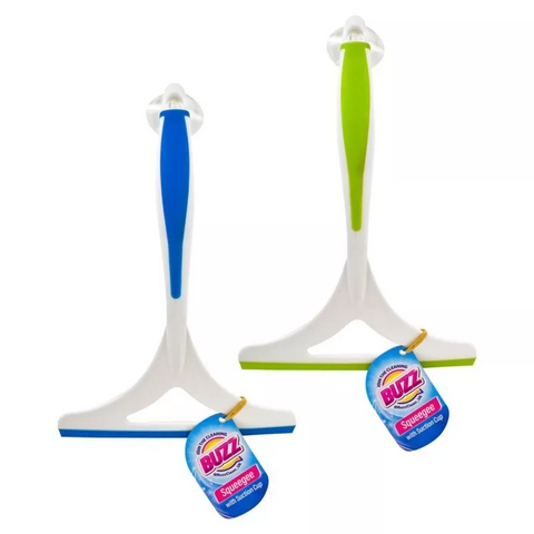Buzz Suction Cup Squeegee Assorted Colours X2
