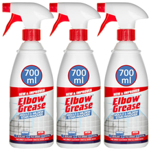 Elbow Grease Mould & Mildew Stain Remover Powerful Formula for Effective Cleaning of Tiles Grout Bathrooms Kitchens Say Goodbye to Tough Stains & Restores Shine to Surfaces 700ml X3

