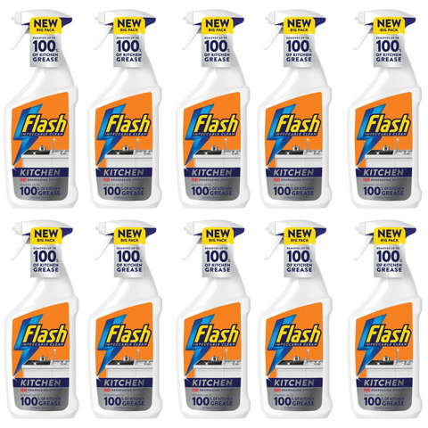 Flash Kitchen Spray 800ml X10
