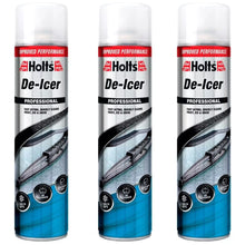 Holts De-Icer Aerosol Spray Winter Fast Acting Car De Icer Melts Ice and Frost Quickly For Windows Mirrors Operates at -20°c and Prevents Re-Freezing 600m X3
