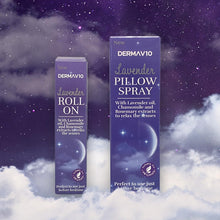 Derma V10 Lavender Pillow Spray 30ml Sleep Mist Relaxing Lavender Room & Linen Spray Bedtime Aromatherapy Pillow Fragrance Calming Sleep Aid Bedroom Linen Freshener Night Time Wellness Gift