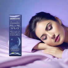 Derma V10 Lavender Pillow Spray 30ml Sleep Mist Relaxing Lavender Room & Linen Spray Bedtime Aromatherapy Pillow Fragrance Calming Sleep Aid Bedroom Linen Freshener Night Time Wellness Gift