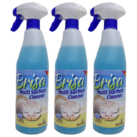La Lucca Brisa Multi Surface All Purpose Household Cleaner For Home Office Kitchen Bathroom Any Room Dirt Stain Grime Remover Spanish Cleaning Scented Spray 750ml X3

