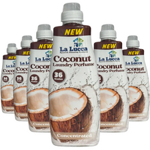 La Lucca Coconut Laundry Detergent 36 Washes Eco Friendly Natural Coconut Based Formula Perfect for Sensitive Skin Hypoallergenic Biodegradable Fresh Coconut Scent Suitable for All Fabrics Great for Everyday Laundry X6
