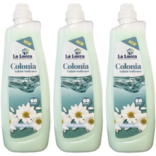 La Lucca Colonia Floral Clothes Fabric Softener Household Scented Laundry Conditioner Concentrated Liquid Fragrance Spanish Cleaning Long Lasting House Smell Good Scent 60 Wash 1.5L X3
