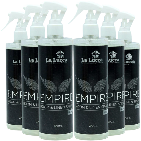 La Lucca Empire Air Freshener 400ml Long-Lasting Fresh Scent Transform Your Space with Luxury Room Spray for Home Car & Office Say Goodbye to Odors High-Quality Fragrance Mist Perfect Gift Air Freshener Home Fragrance X6
