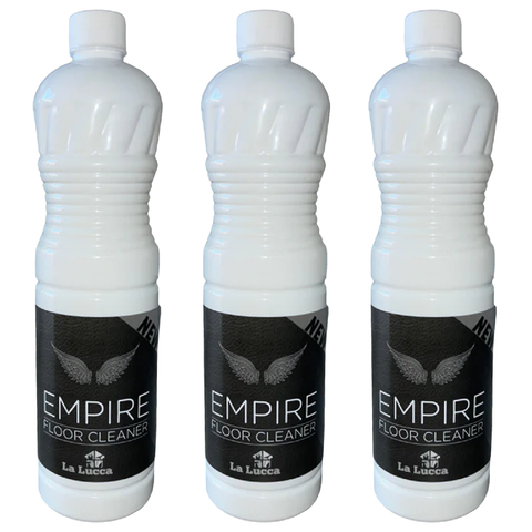 La Lucca Empire Concentrated Powerful Household Scented Surface Cleaner Bathroom Kitchen Any Room House Liquid Floor Cleaning Limescale Dirt Remover 1L X3

