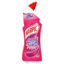 Harpic Active Fresh Cleaning Gel 750ml – Pink Blossom Scent | Toilet Bowl Cleaner | Removes Limescale & Stains | Long-Lasting Freshness | Antibacterial Formula | Fast-Acting & Effective
