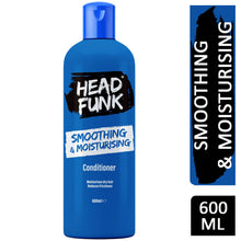 HEAD FUNK Smooth & Moist Conditioner 600ml, Moisturising Hair Conditioner for Dry & Frizzy Hair, Deep Hydration Formula, Soft Smooth Manageable Hair Care, Daily Nourishing Conditioner