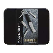 Man'Stuff Survival Kit – Premium Grooming & Essentials Gift Set for Men – Beard Care, Cologne, Skincare & Travel Accessories – Perfect Men’s Gift Box