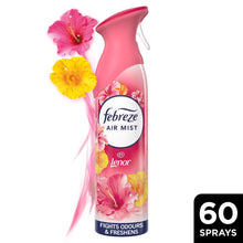 Febreze Air Mist Freshener Spray – Sparkling Bloom Scent | Eliminates Odors in Car, Home, Office, Bathroom & Any Room | Long-Lasting Fragrance | 185ml Scented Spray for Household & Indoor Spaces