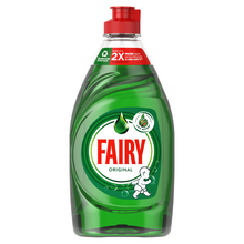 FAIRY Original Washing Up Liquid – Powerful Grease Cutting, Long-Lasting Suds, Fresh Scent – Perfect for Sparkling Dishes & Tough Grease Removal – Kitchen Essential 320ml – Gentle on Hands