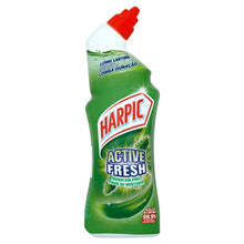 Harpic Active Fresh Cleaning Gel 750ml – Pine Scent Toilet Cleaner | Kills Germs, Removes Limescale & Stains | Long-Lasting Freshness | Powerful Toilet Bowl Cleaner for Sparkling Bathroom