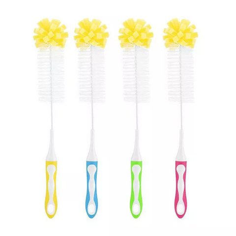 Bettina Bottle Brush – Assorted Colors | Durable, Flexible & Long-Lasting Cleaning Brush for Bottles, Jars, Cups & More | Eco-Friendly, Non-Scratch Bristles | Perfect for Home & Kitchen Use