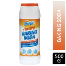 DUZZIT Baking Soda Powder 500g Bottle, Multi Purpose Household Cleaning Powder, Natural Deodoriser, Kitchen Cleaner, Fridge Freshener, Laundry Booster, Carpet Odour Remover, Baking & Home Care Essential