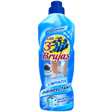 3 Witches Limpiazul Multi-Purpose Cleaner & Disinfectant – All-Surface Liquid Cleaner for Home, Office, Bathroom & Any Room | Spanish Cleaning Product | Kills Germs & Bacteria | 1L Bottle | Safe & Effective