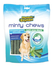 Munch & Crunch Minty Chews 250g – Delicious & Healthy Dog Treats for Fresh Breath, Dental Care – Natural, Tasty Snacks for Small & Large Dogs