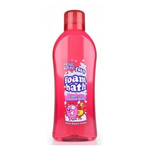 HERRY Kids Zone Cherry & Almond Blast Foam Bath 1L – Fun, Gentle & Moisturizing Bubble Bath for Kids – Safe, Fragrant & Hypoallergenic – Perfect for Sensitive Skin