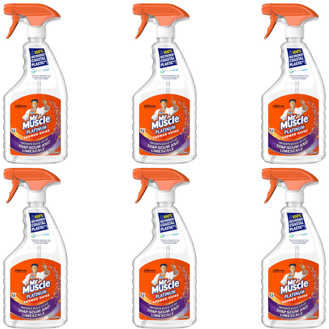 Mr Muscle Platinum Shower 750ml Trigger X6
