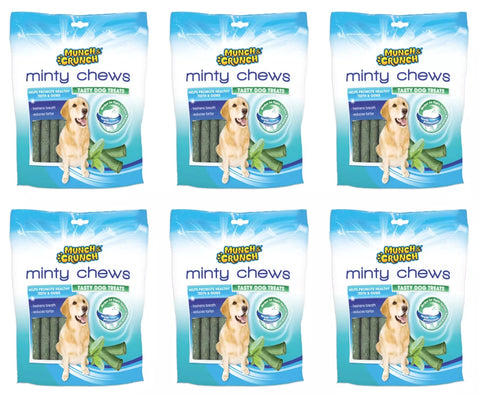 Munch & Crunch Minty Chews 250g X6