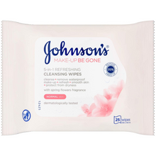 Johnson’s Face Wipes for Makeup Removal & Refreshing Skin – Gentle, Hydrating, & Oil-Free Cleansing Wipes for All Skin Types – Travel-Friendly & Soothing