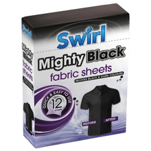 Swirl Mighty Black Fabric 12 Sheets – Premium Quality, High-Performance Fabric for Crafts, Quilting & Sewing – Durable & Soft Material – DIY Projects & Home Decor