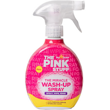 The Pink Stuff Miracle Wash Up Spray – Powerful Grease & Stain Remover for Dishes, Pots & Pans | All-Purpose Cleaner for Tough Kitchen Messes | Degreaser & Multi-Surface Cleaner | 500ml Bottle – Fast & Effective Cleaning Solution