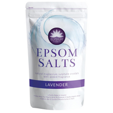 Elysium Spa Lavender Epsom Salt 450g – Pure Magnesium Sulfate for Relaxation, Muscle Relief & Detox – Soothing Aromatherapy Bath Salts for Stress Relief & Sleep