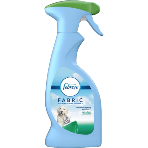 Febreze Fabric Pet Odour Eliminator – Fresh Scent, Powerful Odour Neutralizer for Dogs & Cats | Eliminates Pet Smells from Upholstery, Carpets & Fabrics | Ideal for Pet-Friendly Homes | Long-Lasting Freshness | 375ml Spray