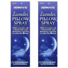 Derma V10 Lavender Pillow Spray 30ml Sleep Mist Relaxing Lavender Room & Linen Spray Bedtime Aromatherapy Pillow Fragrance Calming Sleep Aid Bedroom Linen Freshener Night Time Wellness Gift