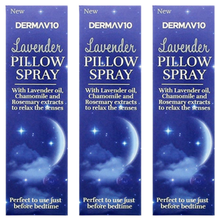 Derma V10 Lavender Pillow Spray 30ml Sleep Mist Relaxing Lavender Room & Linen Spray Bedtime Aromatherapy Pillow Fragrance Calming Sleep Aid Bedroom Linen Freshener Night Time Wellness Gift