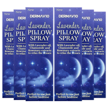 Derma V10 Lavender Pillow Spray 30ml Sleep Mist Relaxing Lavender Room & Linen Spray Bedtime Aromatherapy Pillow Fragrance Calming Sleep Aid Bedroom Linen Freshener Night Time Wellness Gift