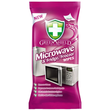 Greenshield Anti-Bac Wipes – Multi-Purpose Kitchen Cleaner for Microwave, Fridge & Freezer | Odor Remover, Degreaser & Food Deposit Cleaner | 50 Disinfectant Wipes for Appliances & Surfaces