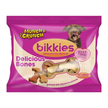 Munch & Crunch Bikkies Delicious Bones for Dogs – Healthy Dog Treats Enriched with Vitamins & Minerals, No Artificial Flavors, Natural Ingredients, 350g Pack – Perfect for Training & Rewards