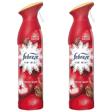 Febreze Air Mist Freshener Spiced Apple – Long-Lasting Odor Eliminator Spray for Home, Car, Office & Bathroom – 185ml Scented Spray with Refreshing Fragrance